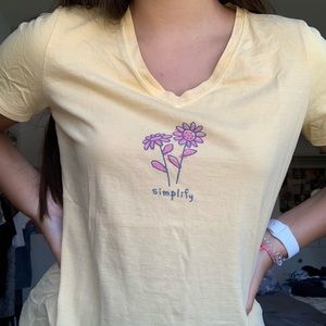 Life is Good Yellow T-shirt